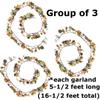 Artificial Fall Grape Leaf Garlands by Factory Direct Craft for Autumn Decorating and Fall Displays - 5-1/2 Feet Each (16-1/2 feet Total) view 2