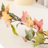 Artificial Fall Grape Leaf Garlands by Factory Direct Craft for Autumn Decorating and Fall Displays - 5-1/2 Feet Each (16-1/2 feet Total) view 3