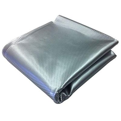 48" x 60" Dot Matrix Static Cling Perforated Graphic Window Film - Silver