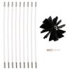chimney sweep kit Chimney Sweep Brush Chimney Sweep Kit, Dryer Vent Cleaning Brush Kit, 9/12/15/18 Rods Chimney Cleaner Flexible Rods And 1Pcs Replaceable Brush Head ( Color : 9 Rods , Size : 610mm ) view 1