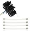 chimney sweep kit Chimney Cleaning Brush Kit, Duct Vent Cleaning Set, Drier Vent Lint Sweeping Tools For Household And Industrial Use, Drainage Pipeline Flue Cleaning Tool, Easy To Use ( Color : 9 Rod view 1