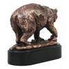 1 Pcs Pawing Bear Statue 6.25" H Bronze Electroplated Resin Wildlife Figurine view 4