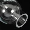 Old Fashioned Glass Oil Lamp Chimney Replacement Kerosene Lamp Chimney Clear Glass 3.14X1.30 inch Vintage Globe view 3
