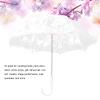 YOUTHINK White Lace Parasol, Vintage Crafted Flowers Embroidery Umbrellas for Women Wedding Party Photo Props Lady Costume Accessory view 3