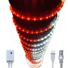 Russell Decor LED Rope Lights Christmas Decoration Lights Plug with Controller and Clips Included 50 FT (Red White) view 1