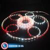 Russell Decor LED Rope Lights Christmas Decoration Lights Plug with Controller and Clips Included 50 FT (Red White) view 2