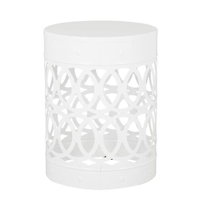 Christopher Knight Home Mellie Outdoor Side Tables - White