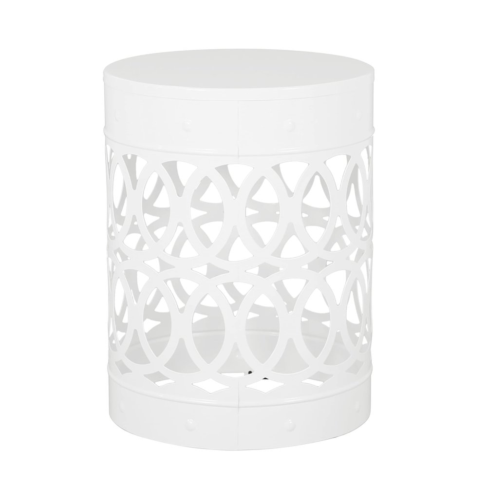 Christopher Knight Home Mellie Outdoor Side Tables - White