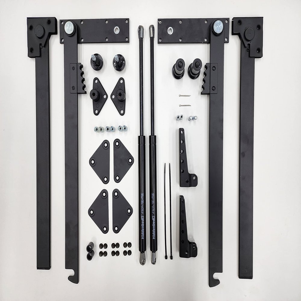 Hiddenbed Murphy Bed and Desk Combo Hardware Kit Mechanism,Black,24 X 4 X 3
