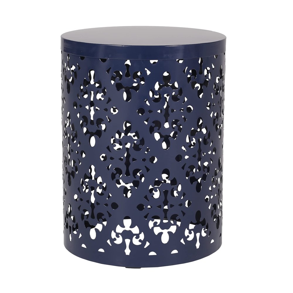 Mathena Outdoor Side Tables - Navy Blue