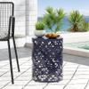 Mathena Outdoor Side Tables - Navy Blue view 2