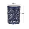 Mathena Outdoor Side Tables - Navy Blue view 3