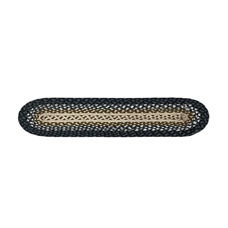 Grassland Premium Braided Collection | Primitive, Rustic, Farmhouse Style | Cotton Blend| 30Days Risk Free | Accent Rug/Door Mat/Floor Carpet (BR-295, Runner 13"x48")
