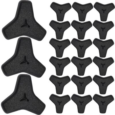 GLEAVI Anti-Slip Silicone Sleeve for Glasses 20 Pairs Non-Skid Ear Grips for Secure Fit Comfortable Flexible Glasses Tightener for Sports and Outdoor Use