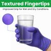 SAFEWAY USA Nitrile Disposable Gloves  Multi-Purpose Powder-Free and Non-Latex Textured Fingertips for Medical Use, Nursing, Lab Works, Kitchen Prep, Cleaning, Tattooing & More  (6000 pcs, X-Large) view 4