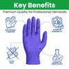 SAFEWAY USA 4000 pcs, Small, Nitrile Disposable Gloves  Multi-Purpose Powder-Free and Non-Latex Textured Fingertips for Medical Use, Nursing, Lab Works, Kitchen Prep, Cleaning, Tattooing & More view 3