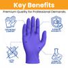 SAFEWAY USA 2000 pcs, Large, Nitrile Disposable Gloves  Multi-Purpose Powder-Free and Non-Latex Textured Fingertips for Medical Use, Nursing, Lab Works, Kitchen Prep, Cleaning, Tattooing & More view 3