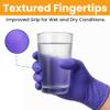 SAFEWAY USA 2000 pcs, Large, Nitrile Disposable Gloves  Multi-Purpose Powder-Free and Non-Latex Textured Fingertips for Medical Use, Nursing, Lab Works, Kitchen Prep, Cleaning, Tattooing & More view 4