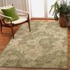 Liora Manne Carmel Indoor/Outdoor Power Loomed Synthetic Blend Low Profile Area Rug - Transitional Botanical Floral Decorative (Botanical Green) (3'3" x 4'11") view 1