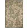 Liora Manne Carmel Indoor/Outdoor Power Loomed Synthetic Blend Low Profile Area Rug - Transitional Botanical Floral Decorative (Botanical Green) (3'3" x 4'11") view 3