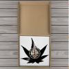 Vinyl Record Wall Clock 30 Cm Maple Leaf Vinyl Record Wall Clock Modern Design Vinyl Record Laser Cut Time Clock 3D Art Wall Home Decor view 4