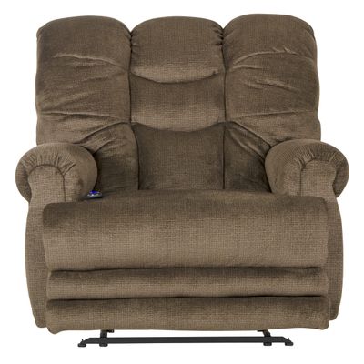 Catnapper Warner Power Headrest w/Lumbar Power Lift Lay Flat Recliner w/Dual Motor & Extended Ottoman-Putty