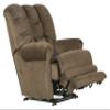 Catnapper Warner Power Headrest w/Lumbar Power Lift Lay Flat Recliner w/Dual Motor & Extended Ottoman-Putty view 4
