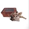Brass Nautical Sextant Engraved Directional Maritime Navigational Sextant London Maritime Nautical Sextant Telescopes Marine Astrolabe Ship's Instruments with Leather Box Kelvin Hughes London 1917 view 1