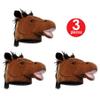 Beistle Unisex Plush Horse Head Hats, 3 Pieces - Western Costume Accessories, Farm Themed Party Supplies, Crazy Animal Headwear, Dress-Up Accessories, Derby Day Novelty Caps view 4