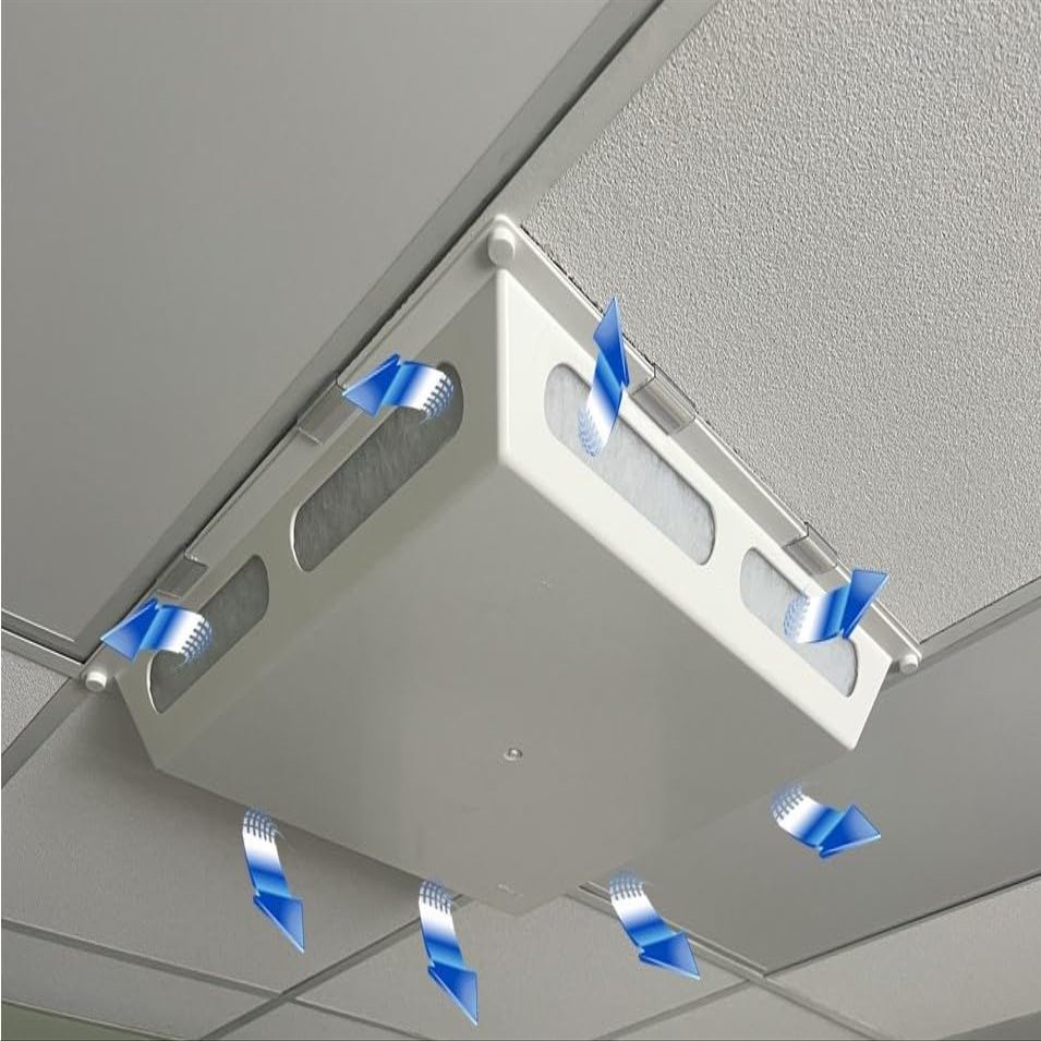 Filtered Air System for 2'X2' Air Diffuser, Magnet Install (2)