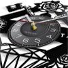 Vinyl Record Wall Clocks 30cm Vinyl Record Wall Clock Tattoo Shop Tattoo Machine Wall Decor Men's Gift view 2