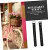 INOOMP 1pair Boys and Girls Bike Basket Strap Adjustable Strap for Handlebar Baskets and Accessory for Boy Girl view 3
