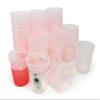 Rolling Sands 16 Oz Reusable Plastic Stadium Cups, Bulk 50 Pk, Made in USA, BPA-Free Dishwasher Safe Color Changing Tumblers, Frost to Red Pink view 1