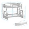 Glenwillow Home Standard Bed Frame - Size Adjustable Queen, King, California King view 2