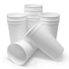 Rolling Sands 32 Oz Reusable Plastic Cups, 10 Pack, Made in USA, BPA-Free Dishwasher Safe Tumblers, White view 1