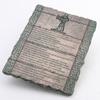 Veronese Design 9 1/2 Inch The Emerald Tablet of Hermes Cold Cast Resin Bronze Finish Home Decor Sculpture view 1