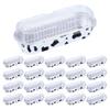 CALLARON 50pcs Aluminum Foil Cake Containers Convenient Baking Food Boxes for Camping Parties Bbq Sturdy Design for Desserts and Meal Prep view 1