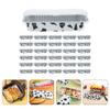 CALLARON 50pcs Aluminum Foil Cake Containers Convenient Baking Food Boxes for Camping Parties Bbq Sturdy Design for Desserts and Meal Prep view 4