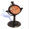 Popular Home Office Desk & Shelf Decor Antique Mantle Table Clock Brass Handcrafted Retro Base view 2