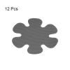HARFINGTON 12pcs Non Slip Bathtub Stickers Bath Shower Floor 3.15" Anti-Slip Sticker Tape Flower Style Decals for Bathroom Kitchen Bathtub Treads Stairs, Gray view 3