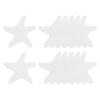 HARFINGTON 12pcs Non Slip Bathtub Stickers Bath Shower Floor 3.86" Anti-Slip Sticker Tape Starfish Style Decals for Bathroom Kitchen Bathtub Treads Stairs, Transparent view 1