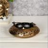 Mythology Centre Metal Degchi Tealight Candle Holder Tea Light Candle Stand Holders Home Decoration Items for Living Room view 1
