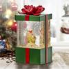 Regency International 6" Led B/O TMR Snowman in Pkg WTR Globe USB, Green view 2