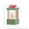 Regency International 6" Led B/O TMR Snowman in Pkg WTR Globe USB, Green view 3