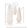 Regency International 12/18/24" Snow Tip Bristle Tree, Set of 3 view 4
