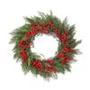 Regency International 22" Plastic Cedar W/Wp Berries Wreath view 1