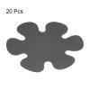 HARFINGTON 20pcs Non Slip Bathtub Stickers Bath Shower Floor 3.94" Anti-Slip Sticker Tape Flower Style Decals for Bathroom Kitchen Bathtub Treads Stairs, Gray view 3