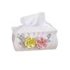 Tissue Dispenser Box Creative Tissue Box Household Living Room Bedroom Coffee Table Restaurant Ceramic Tissue Box Facial Tissue Dispenser Box (Color : B) view 1