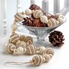 Regency International 48" Woven Jute/Bead Garland view 2