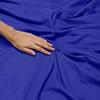 4 Piece Round Bed Sheet Set - 100% Cotton 800 Thread Count 1 Flat Sheet, 1 Round Bed Fitted Sheet And 2 Pillow Cover - Easy Fit With 15" Deep Pocket, Round Bed Sheet Set, King, Royal Blue view 2